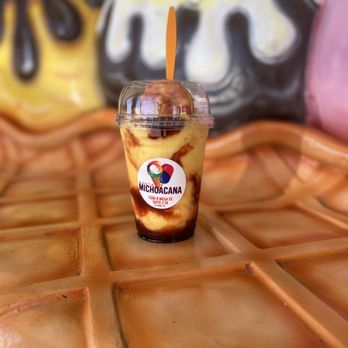 Santa Michoacana - a cup of coffee on a waffle - Ice Cream & Frozen Yogurt Near Me - El Paso, Texas Santa Michoacana - a cup of coffee on a waffle - Ice Cream & Frozen Yogurt Near Me - El Paso, Texas