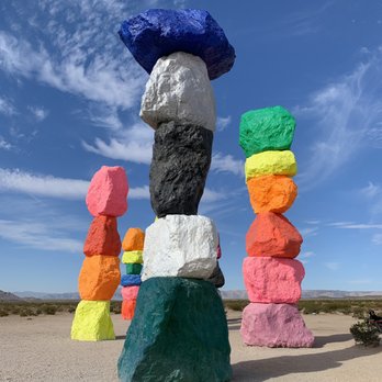Seven Magic Mountains - Public Art Near Me - Las Vegas, Nevada Seven Magic Mountains - Public Art Near Me - Las Vegas, Nevada