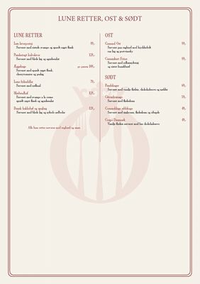 Menu photo 1 Den Bette Kro Aalborg, Menu photo 1 Den Bette Kro Aalborg,