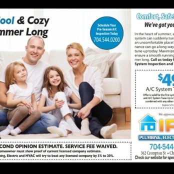 IRV - Spring is here! $49 AC Tune up! Call Today 704-544-0200 - Plumbing Near Me - Rock Hill, South Carolina IRV - Spring is here! $49 AC Tune up! Call Today 704-544-0200 - Plumbing Near Me - Rock Hill, South Carolina
