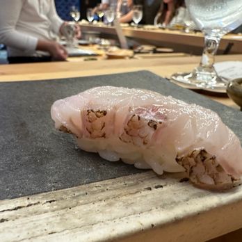 Omakase By Yun - Don't remember the name of the fish - but was delicious! - Sushi Bars Near Me - Atlanta, Georgia