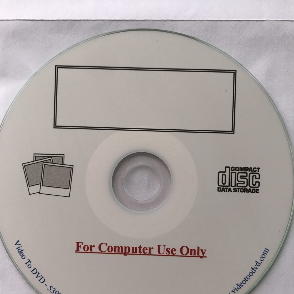 Sample of one of our transferred VHS to DVD~