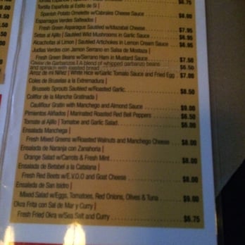 Si Tapas - Menu 1 - Spanish Near Me - Dallas, Texas Si Tapas - Menu 1 - Spanish Near Me - Dallas, Texas