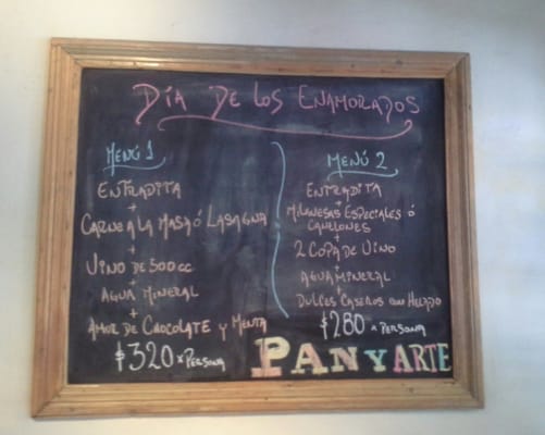 Menu photo 4 Pan y Arte Buenos Aires, C Menu photo 4 Pan y Arte Buenos Aires, C