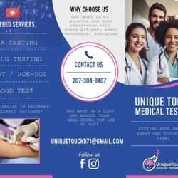 Unique Touch Medical Testing
