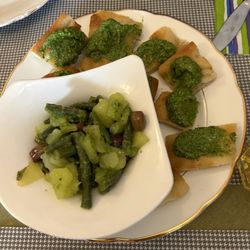 Ristorante Stallone - Pesto on focaccia