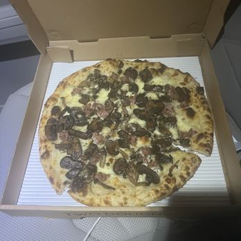 Two Doughs Pizza - This is mushroom and sausage but my favorite is margarita. - Caterers Near Me - Agoura Hills, California Two Doughs Pizza - This is mushroom and sausage but my favorite is margarita. - Caterers Near Me - Agoura Hills, California