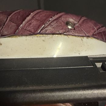 Outlaw Leather - The leather is coming off and the glue underneath is being shown - Safety Equipment Near Me - Pasadena, Texas Outlaw Leather - The leather is coming off and the glue underneath is being shown - Safety Equipment Near Me - Pasadena, Texas