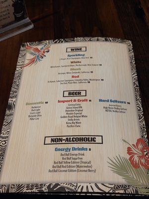 Menu photo 4 The Tiki Bar Las Vegas, NV