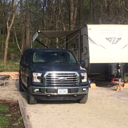 Polk County Conservation - One of the reservation camp sites at Jester Park