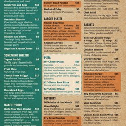 Nbakade Family Restaurant - Our new menu