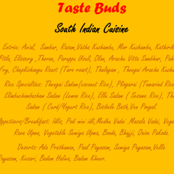 Taste Buds Catering - Menu