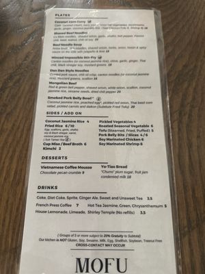 Menu photo 4 MOFU Shoppe Raleigh, NC