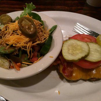 Gibney's Pub - Bunless burger and salad - Pubs Near Me - Atlanta, Georgia