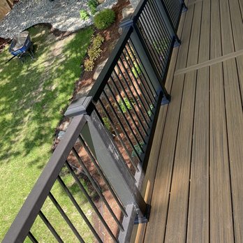 Diamond Touch Landscape & Construction - a deck with a bench and grill - Landscaping Near Me Diamond Touch Landscape & Construction - a deck with a bench and grill - Landscaping Near Me
