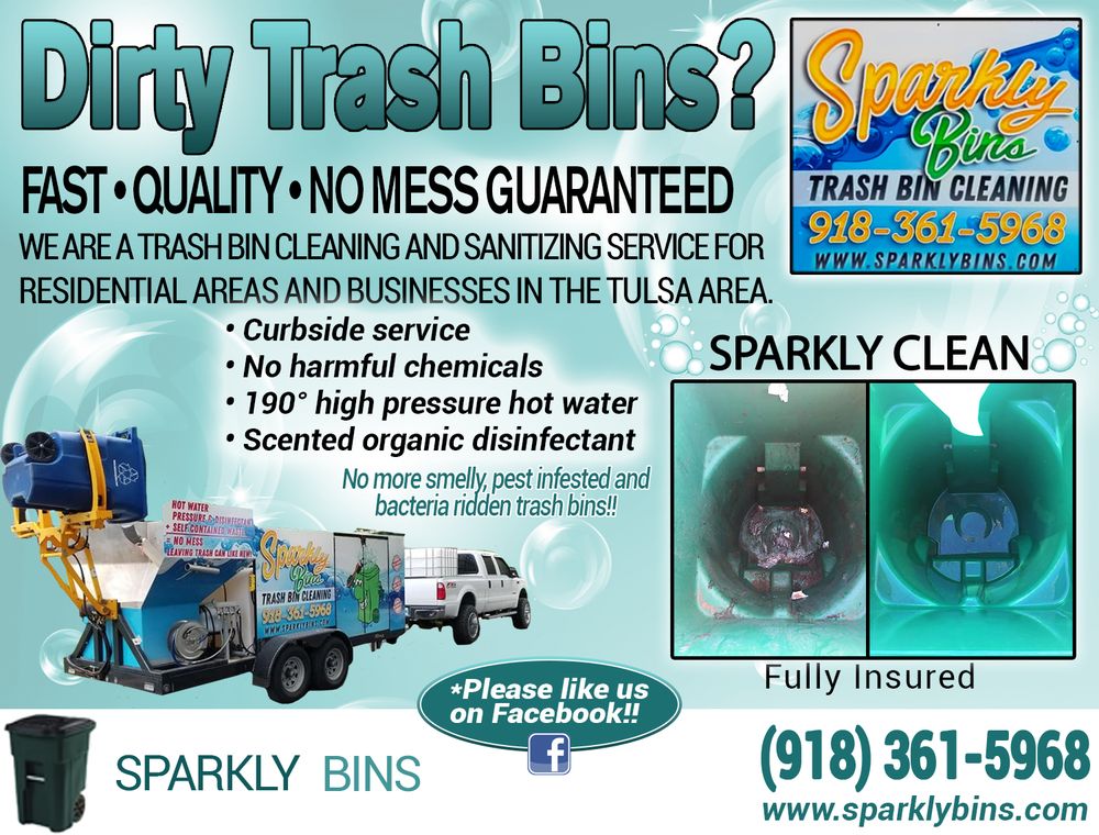 SPARKLY BINS Updated August 2024 Tulsa, Oklahoma Home Cleaning