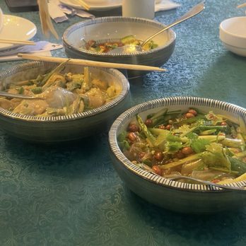 Bistro King - Spicy cucumber salad, 2 glass noodles in sesame sauce and spicy sauce - Thai Near Me - Englewood, Colorado Bistro King - Spicy cucumber salad, 2 glass noodles in sesame sauce and spicy sauce - Thai Near Me - Englewood, Colorado