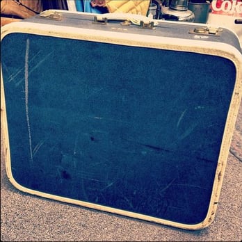 Antiques On Second - Cute little vintage suitcase that I purchased for just over $30! - Antiques Near Me - Napa, California