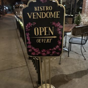 Bistro Vendôme - Welcome sign - French Near Me - Denver, Colorado