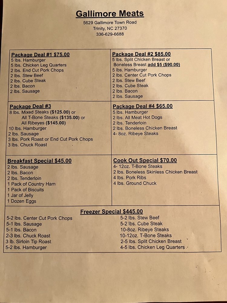 Gallimore Meats Logo