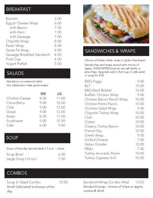 Menu photo 1 Hesston Bakery & Cafe Hesston, KS