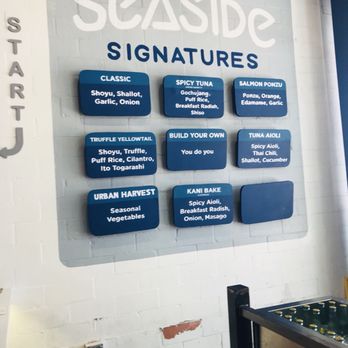 Seaside Poke - Menu - Poke Near Me - Houston, Texas