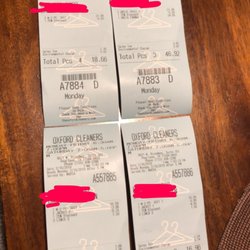 Oxford Cleaners - Final bill with prices w/ $25 for a regular dress claimed as mannequin form fitting (what is that). who decides what goes on a mannequin?