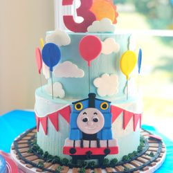 Divinely Dolce - Thomas the Train Birthday Cake