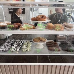 Some of their fresh pastries and cookies Some of their fresh pastries and cookies