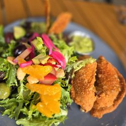 Livery - Manchego salad and empanadas lunch special