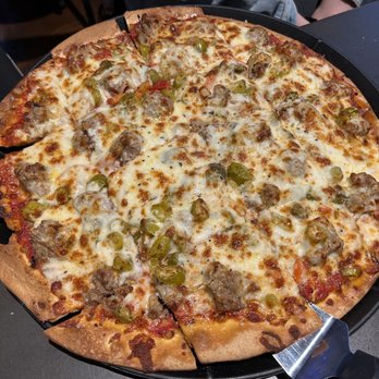 Rosati's Pizza - Sausage & jalapeño pizza - Pizza Near Me - Cedar Park, Texas Rosati's Pizza - Sausage & jalapeño pizza - Pizza Near Me - Cedar Park, Texas