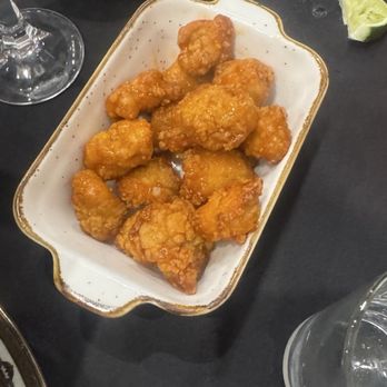 Union Bistro - Chicken poppers. Pretty similar to orange chicken type flavor, pretty good! 4/5 - Desserts Near Me - Queens, New York