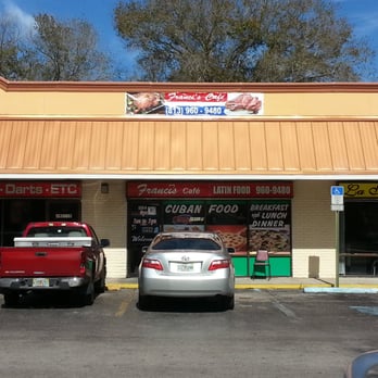 Franci's Cafe - cars parked in front of the restaurant - Cuban Near Me - Tampa, Florida Franci's Cafe - cars parked in front of the restaurant - Cuban Near Me - Tampa, Florida
