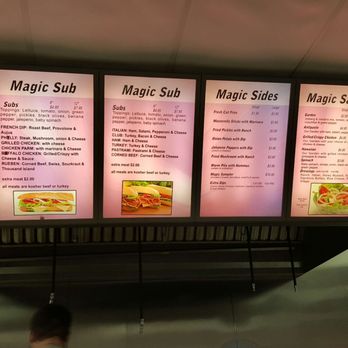 Magic Subs and Gyros - Menu is simple and straightforward. But don't let simplicity fool you. Quality is key here. - Fast Food Near Me - Barberton, Ohio