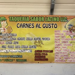 Taqueria Sabor Latino - Menu