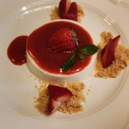 Strawberry Panna Cotta
