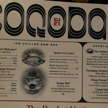 Coqodaq - Menu - Korean Near Me - New York, New York Coqodaq - Menu - Korean Near Me - New York, New York