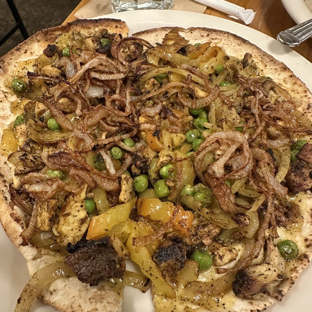 Chicken Curry Pitza