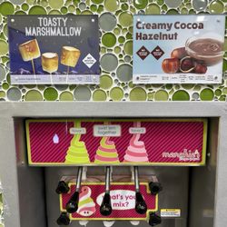 Menchie's - toasty marshmallow and creamy cocoa hazelnut