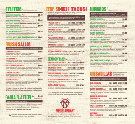 Menu photo 4 Fresco Mexican Grill & Salsa Bar Kent, OH Menu photo 4 Fresco Mexican Grill & Salsa Bar Kent, OH