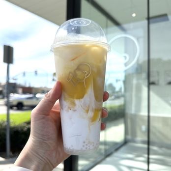Heytea - Coconut mango boom - Bubble Tea Near Me - Irvine, California