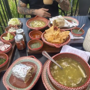 The Pozole Place - Pozole verde de pollo and California burrito - Soup Near Me - Rancho Cucamonga, California The Pozole Place - Pozole verde de pollo and California burrito - Soup Near Me - Rancho Cucamonga, California