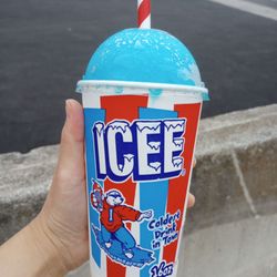 Quickie - Small Blue Raspberry ICEE $1.99