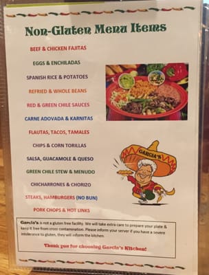 Menu photo 7 Garcia's Kitchen - The Original Albuquerque, NM