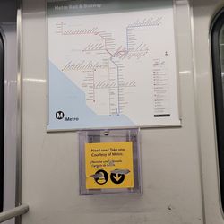 Willow Blue Line Station - Map