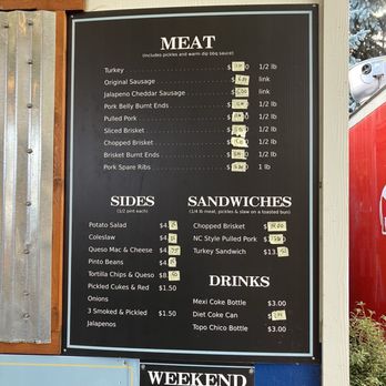 Matt's BBQ - Menu - Food Trucks Near Me - Portland, Oregon