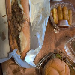The Country Mile - Steak and cheese lg, bulkie of brisket, cheese sticks Highly recommend