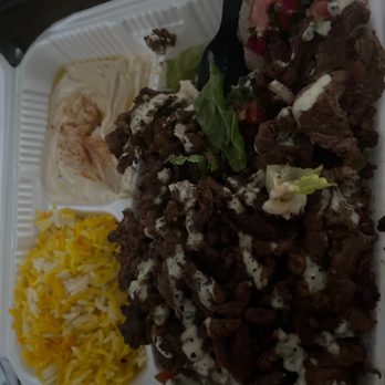 Fatima's Grill - Beef Shawarma Plate - Mediterranean Near Me - Downey, California Fatima's Grill - Beef Shawarma Plate - Mediterranean Near Me - Downey, California