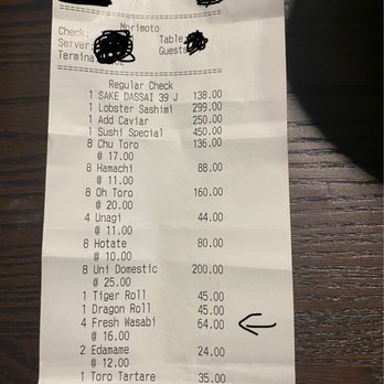 Morimoto - $64 for wasabi - Japanese Near Me - Las Vegas, Nevada Morimoto - $64 for wasabi - Japanese Near Me - Las Vegas, Nevada