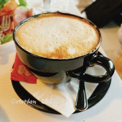 Großer Cappuccino...